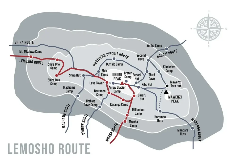Lemosho Route 1