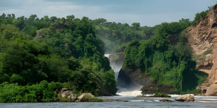 Uganda tour water-fall